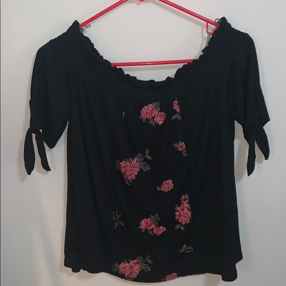 flowered blouse